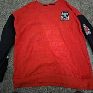 NBA Red and Black Crewneck Sweater
